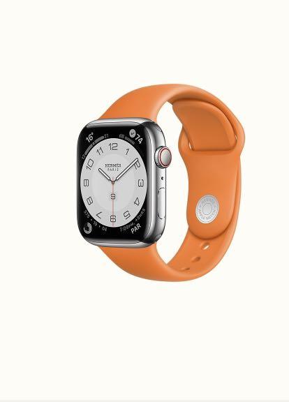 Hermes Apple Watch series 7 45mm gold strap Luxury Watches on Carousell