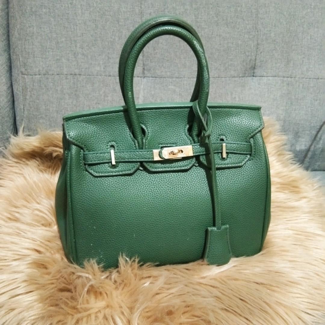 hermes birkin in emerald green Luxury Bags Wallets on Carousell