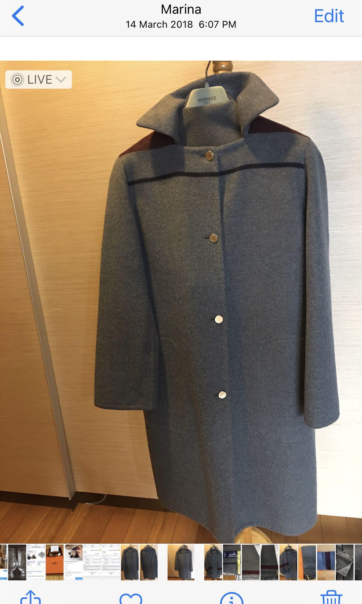 Hermes cashmere coat clearance 2018