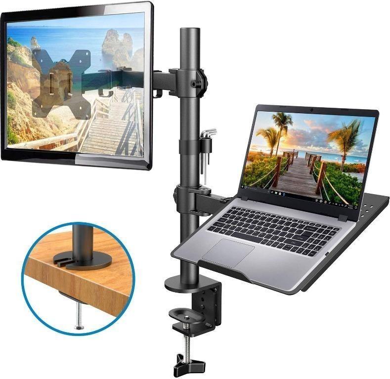 HUANUO Laptop Stand with Keyboard Tray, Adjustable Desktop Monitor
