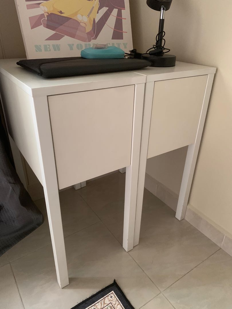 IKEA Nordli Bedside Table, Furniture & Home Living, Furniture, Shelves
