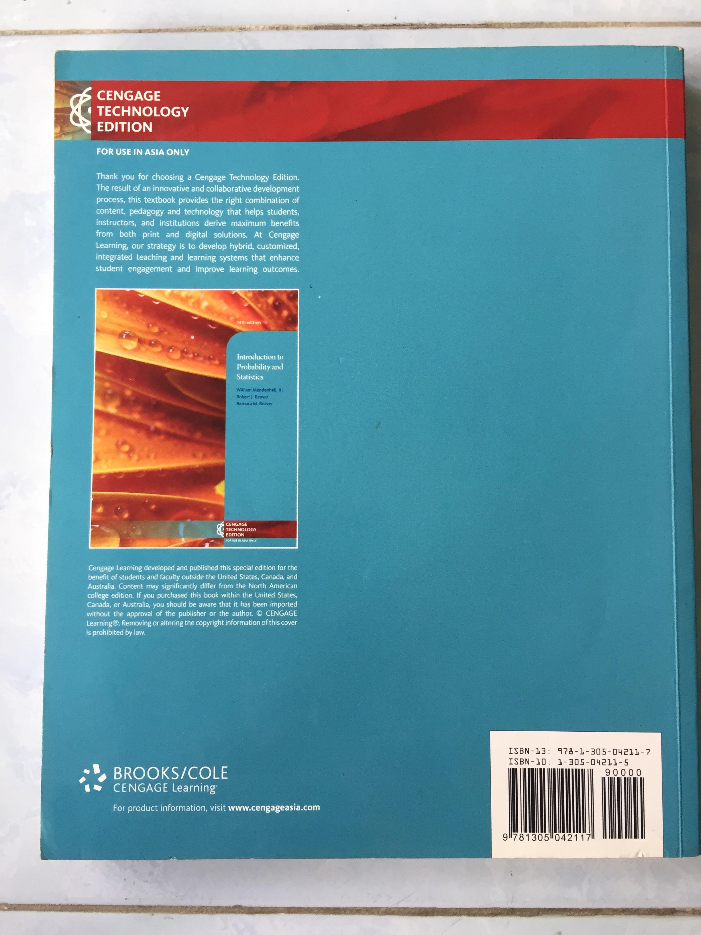 Introduction to Probability & Statistics, Mendenhall/Beaver/Beaver ...