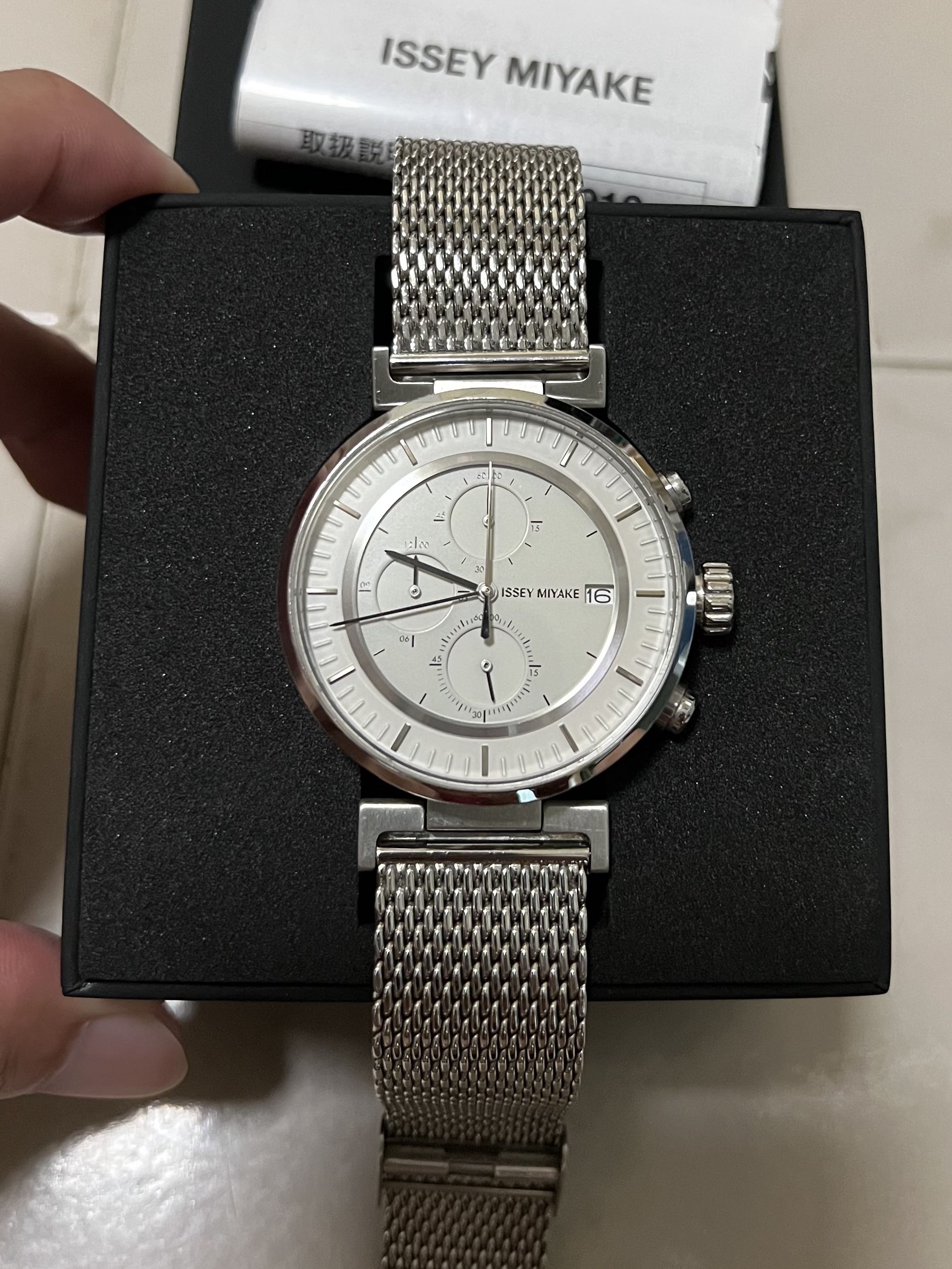 Issey Miyake Chronograph Watch Men s Fashion Watches Accessories Watches on Carousell