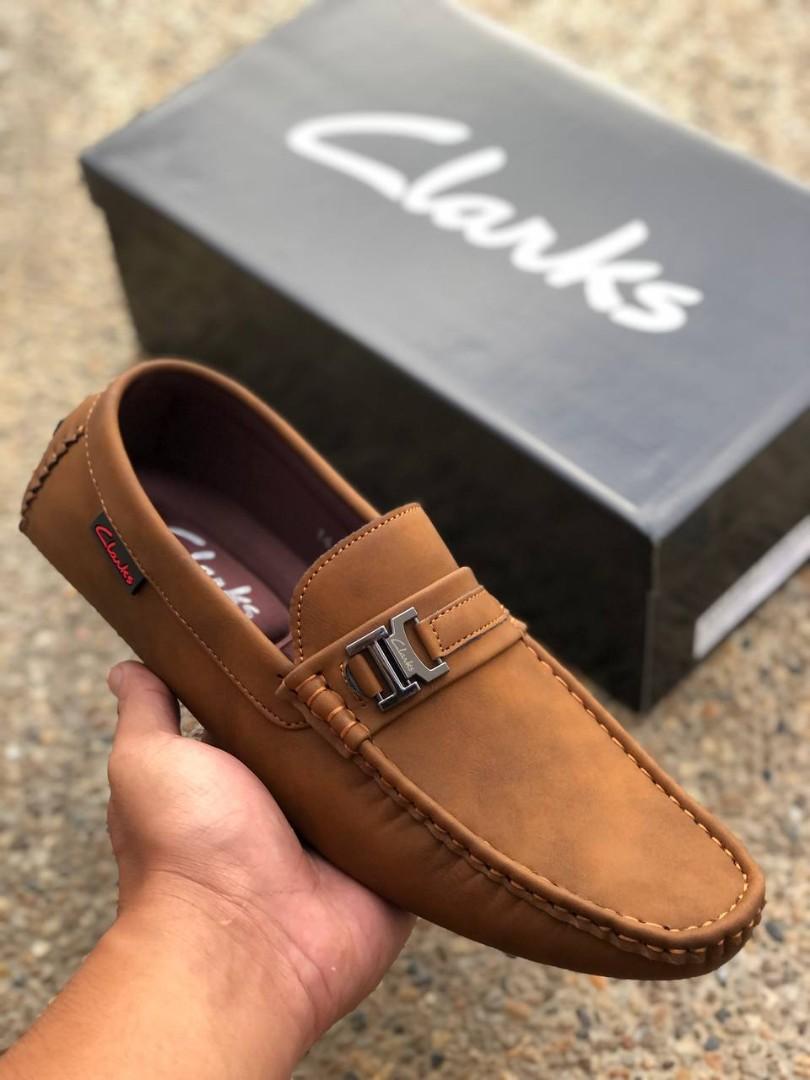 Kasut sales loafer clarks