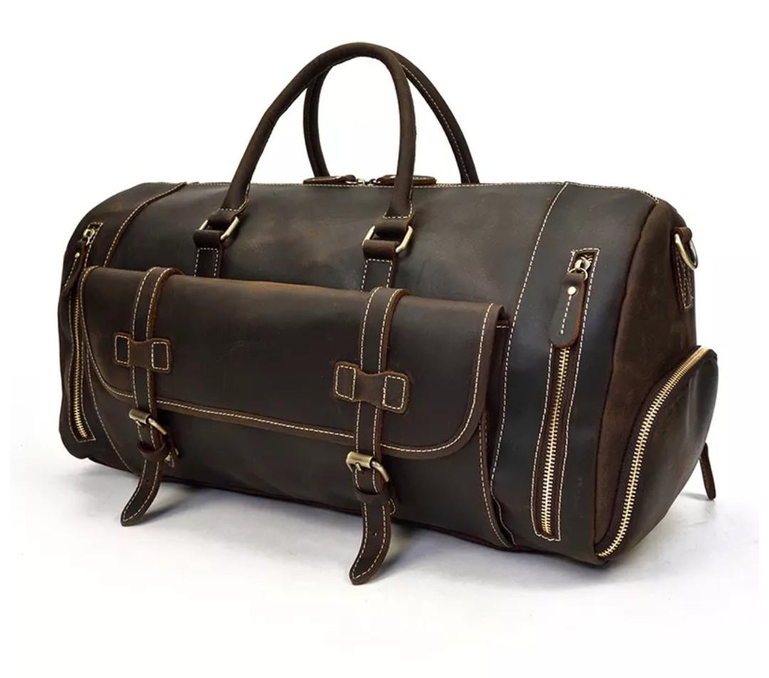 Leather Travel bag Men s Fashion Bags Sling Bags on Carousell