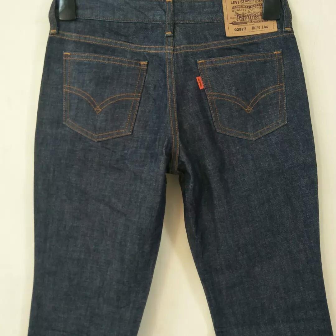 Levis 577 Size 28, Fesyen Pria, Pakaian 