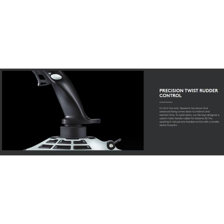 Logitech Extreme 3D Pro Joystick Twist Handle, Computers & Tech, Parts ...