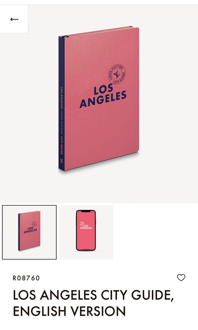 Louis Vuitton " Los Angeles " City Guide Book Authentic in  English