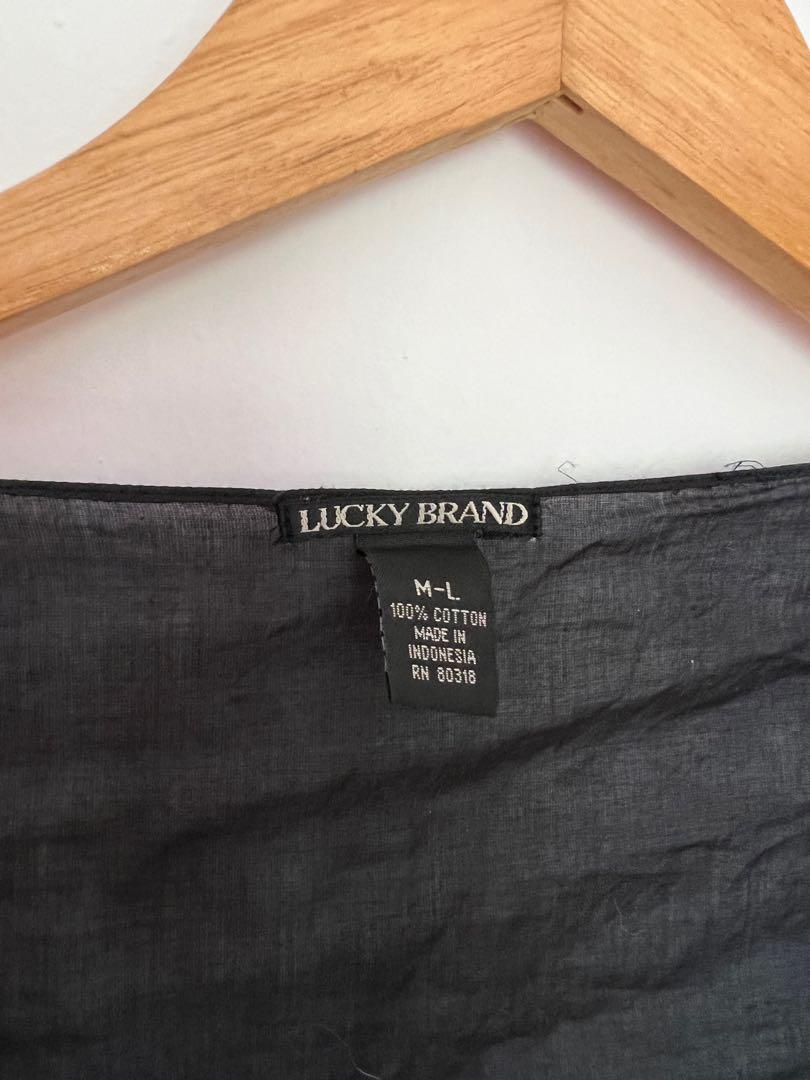 Lucky Brand - Black Sheer Outer
