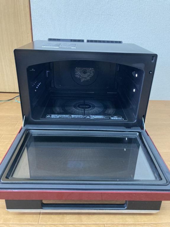 Made in 2022 TOSHIBA 過熱蒸汽微波爐ER-WD3000 R Grand Red 30L Stone