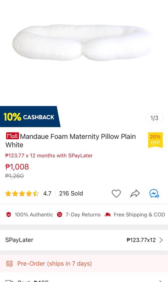 Mandaue Foam Maternity Pillow, Babies & Kids, Maternity Care on Carousell