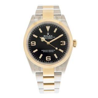 March 2022 Rolex Explorer I Yellow Gold/Oystersteel ref# 124273