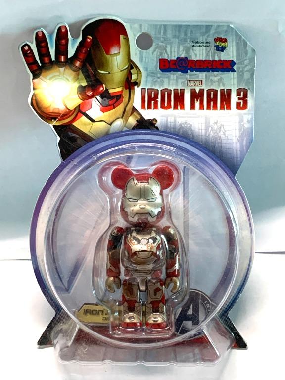 Medicom Marvel Iron Man 3 Mark XLII 42 Damage ver. 100% Bearbrick