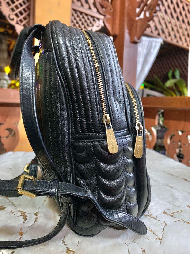 Michael kors abbey outlet black backpack
