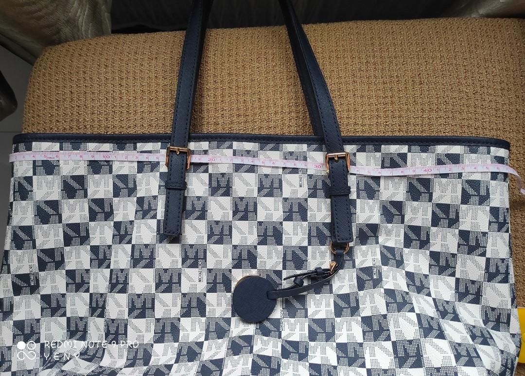 Michael kors checkered new arrivals tote