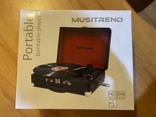 MusiTrend Portable Turntable Player