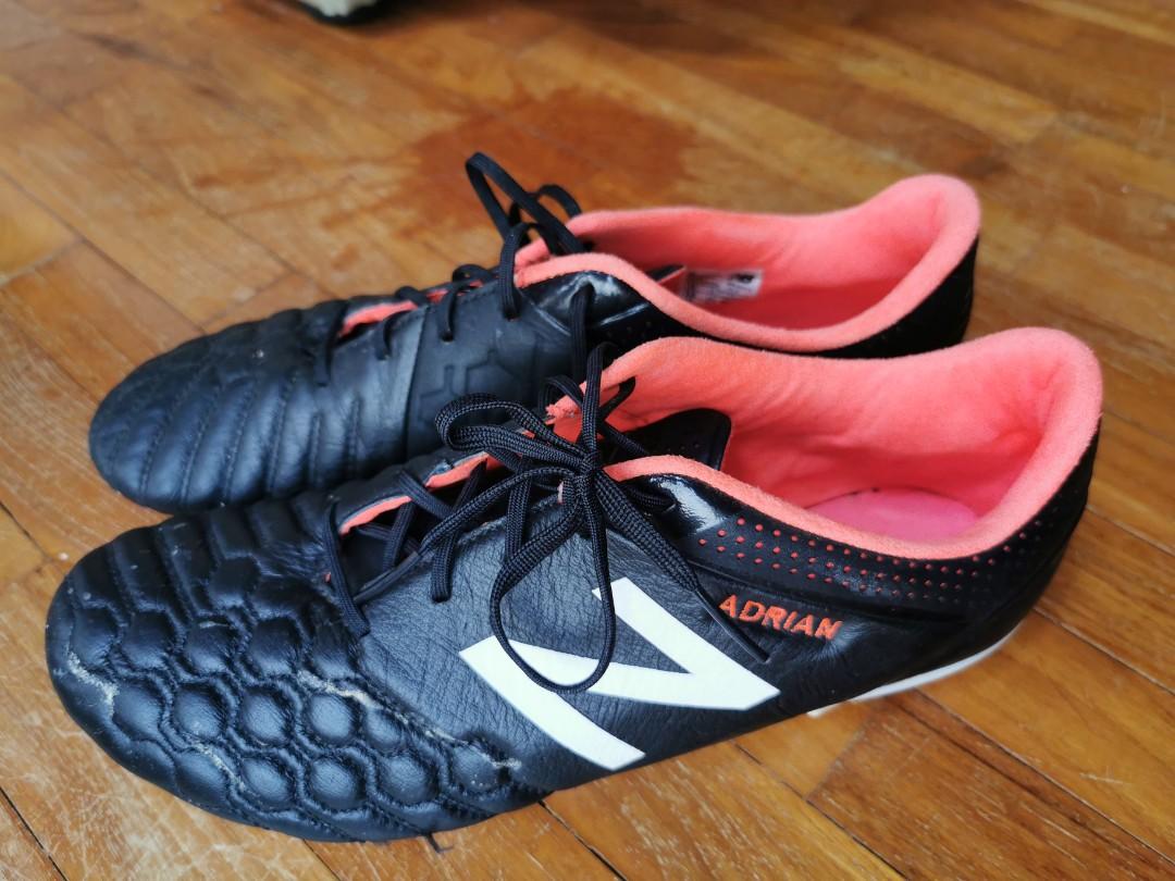 New Balance Visaro Pro-K Leather Boots US10, Sports Equipment, Sports u0026  Games, Racket u0026 Ball Sports on Carousell