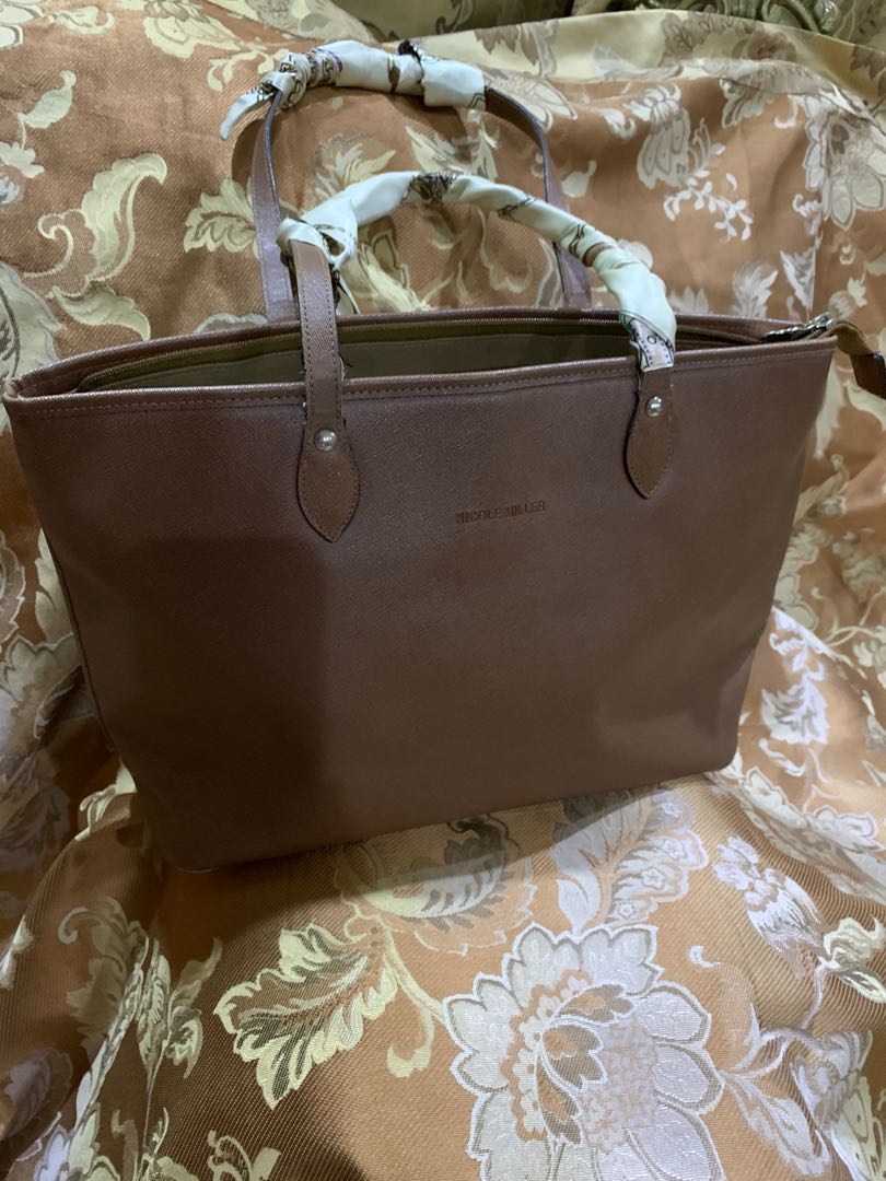 Nicole miller metro tote sales bag