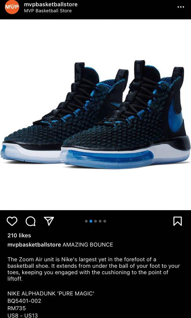 Nike Alphadunk Pure Magic Men s Fashion Footwear Sneakers on