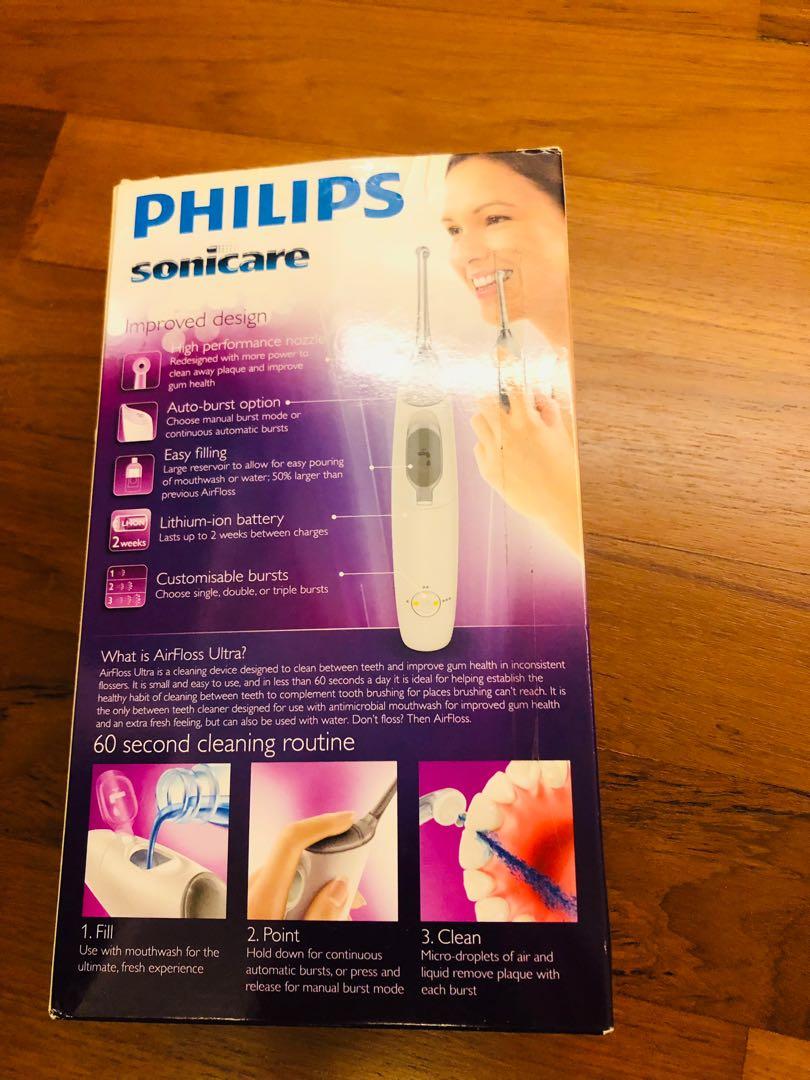Irrigador bucal airfloss online ultra sonicare