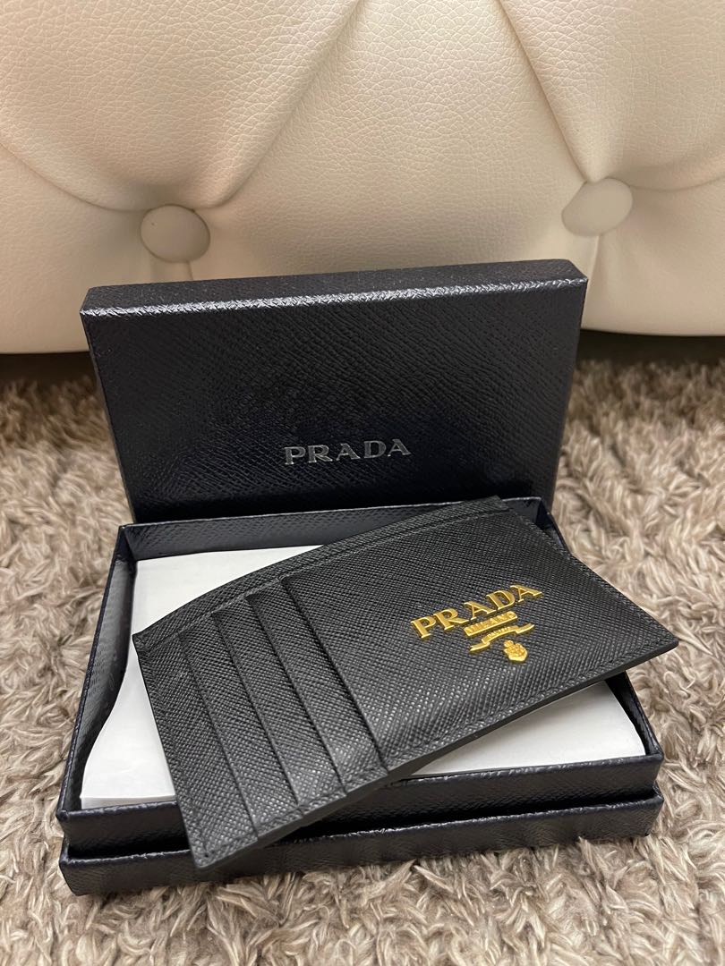 Prada Card Holder, Luxury, Accessories on Carousell