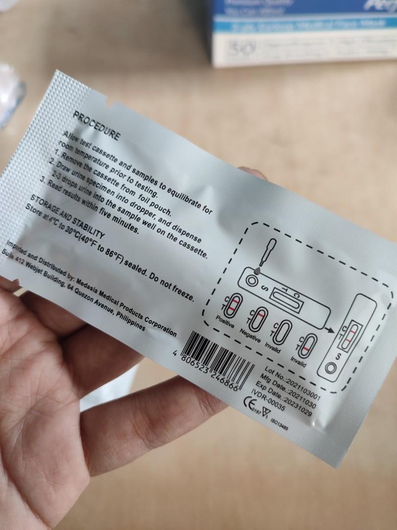 Advan Pregnancy Test Cassette (Category: Medical Supplies & Tools) located in Quezon City. Submitted by pjfalogme21 (Listing ID 1155420620, Image 3). Description: Advan brand HCG test cassette available for pick up and delivery. We accept COD, Bank Transfer and Gcash payment. Pm for more details..