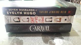 Preloved Booktok Books! Check Description for Separate Prices. Seven Husbands of Evelyn Hugo, One of us is lying, and Caraval.