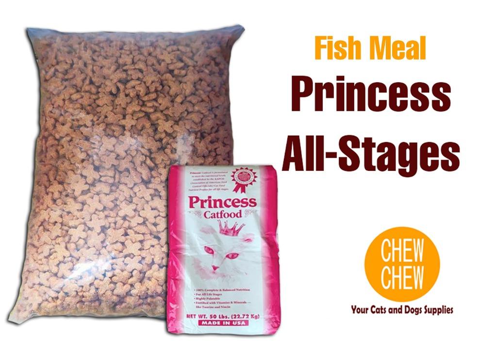 Princess Catfood Dry Cat Food for All Stages Fish Meal