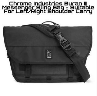 🔥PROMO - CHROME INDUSTRIES BURAN III MESSENGER SLING BAG