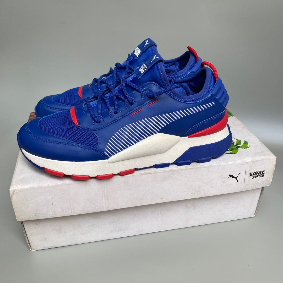 Puma Rs 0 X Sega Sonic The Hedgehog Fesyen Pria Sepatu Sneakers Di Carousell 