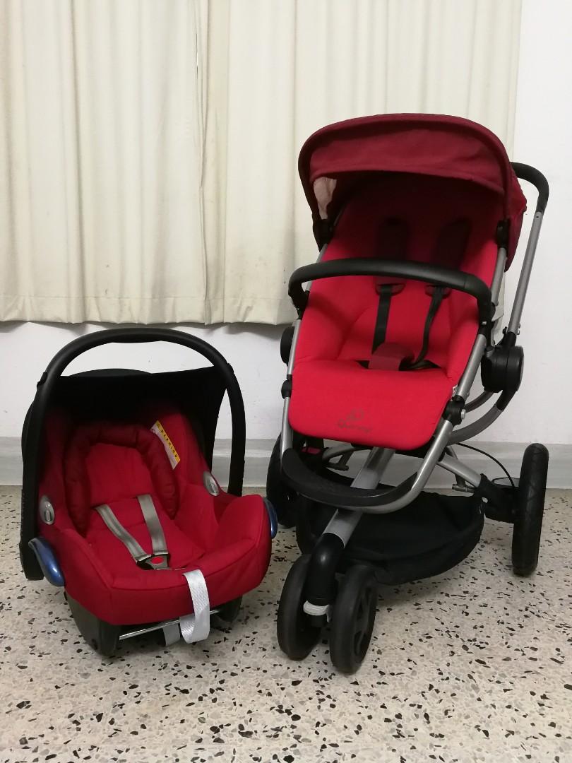 QUINNY BUZZ XTRA LIMITED EDITION BLACK WHEEL MAXICOSI CABRIOFIX
