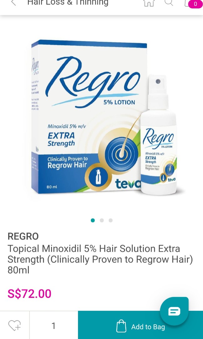 Regro hair tonic for hair loss, Beauty & Personal Care, Hair on Carousell