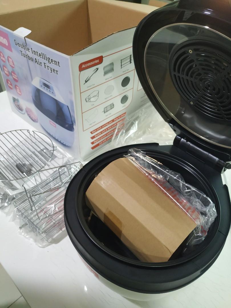 Riino 10L Turbo Air Fryer (Free juice blender), TV & Home Appliances