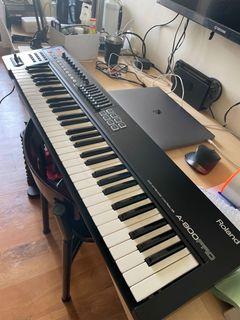 Roland A800 MIDI 電子混音器 電鋼琴 只使用一次 近全新