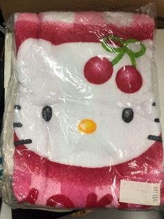 日本製Sanrio Hello Kitty 連帽全綿大浴布62974822113283110