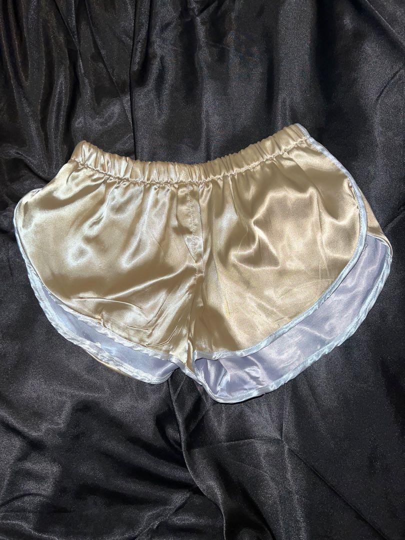 Satin athletic clearance shorts
