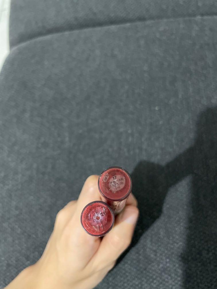 Sephora cream lip stain (17 dark red), Beauty & Personal Care, Face