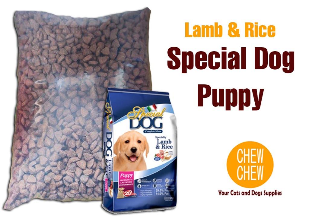Special dog food for puppy sales