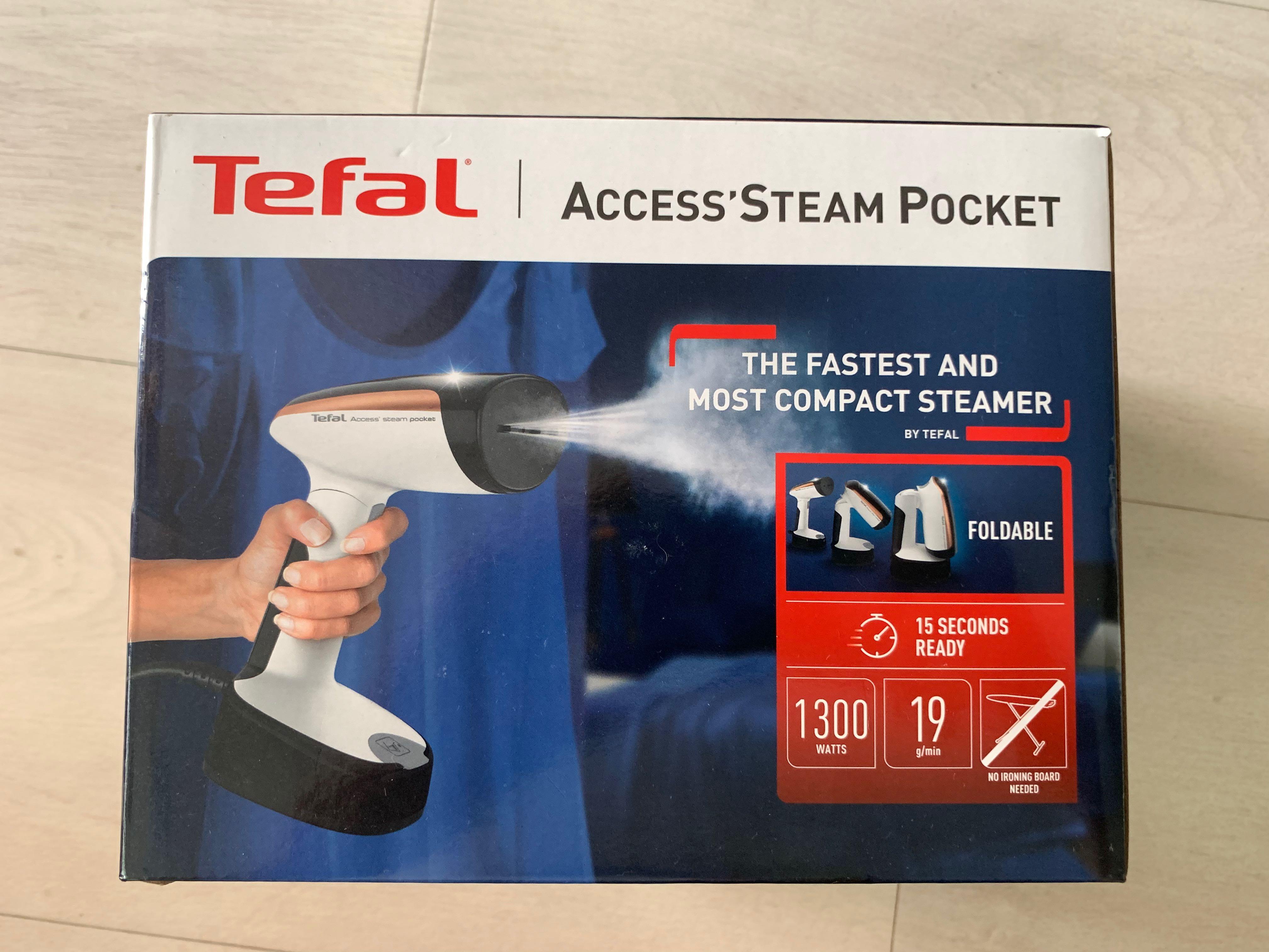 Tefal Access Steam Pocket handheld garment steamer DT3030GO, TV & Home ...
