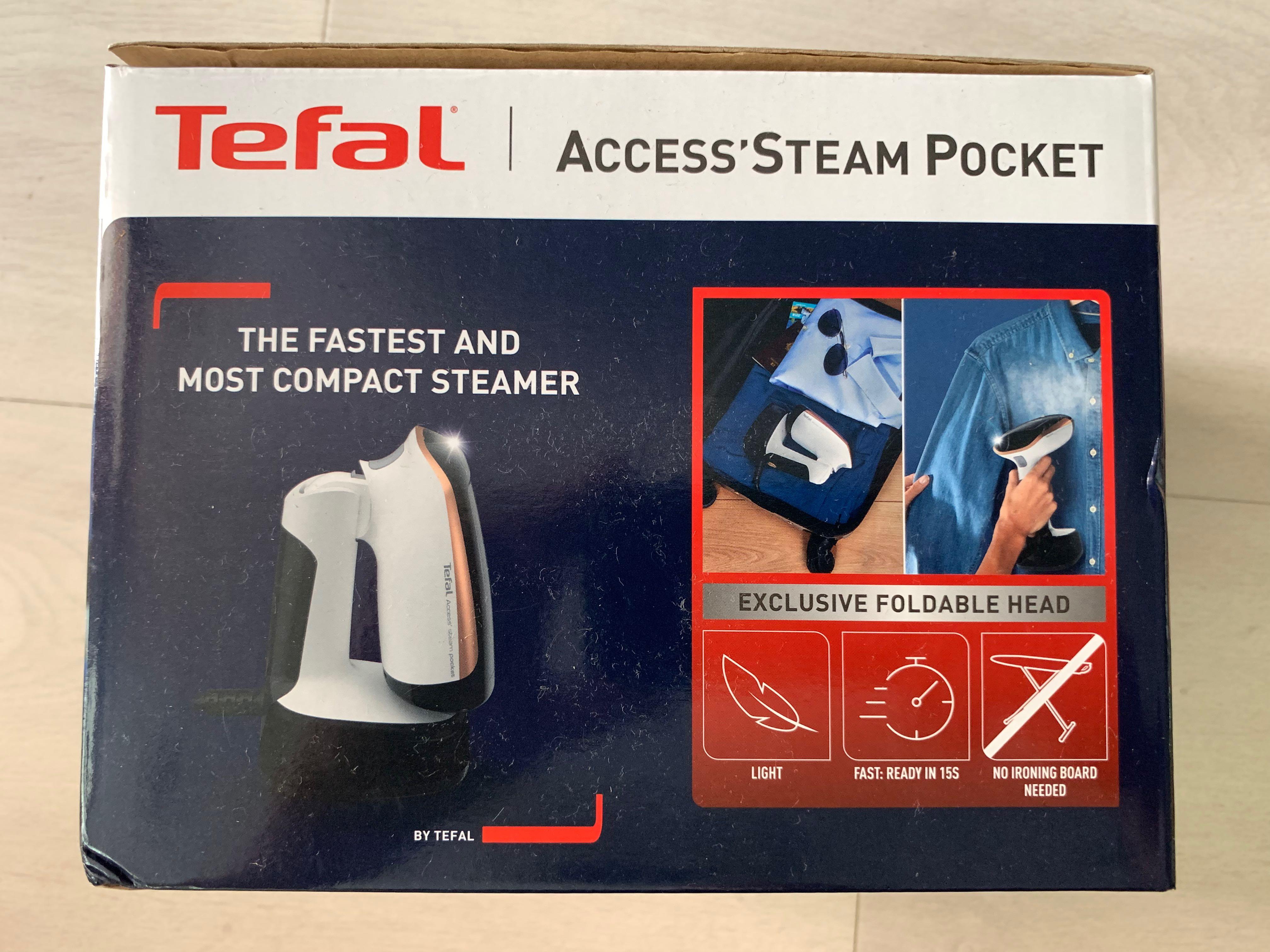 Tefal Access Steam Pocket handheld garment steamer DT3030GO, TV & Home ...
