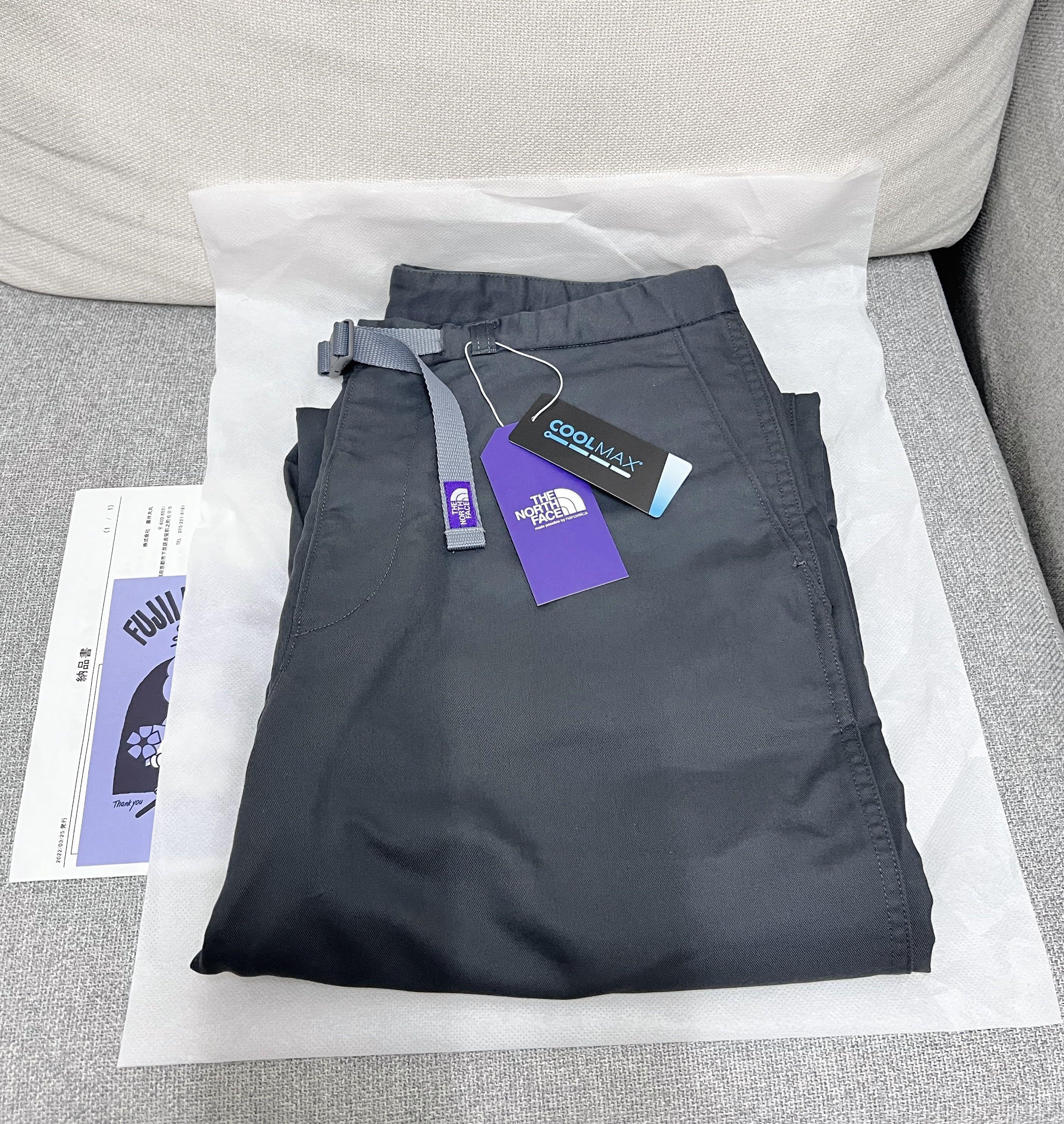 THE NORTH FACE PURPLE LABEL 22SS Stretch Twill Wide Tapered Pants 