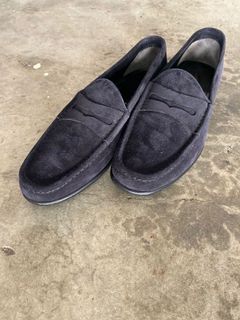 Tom Ford Suede Penny Loafers, Men's 