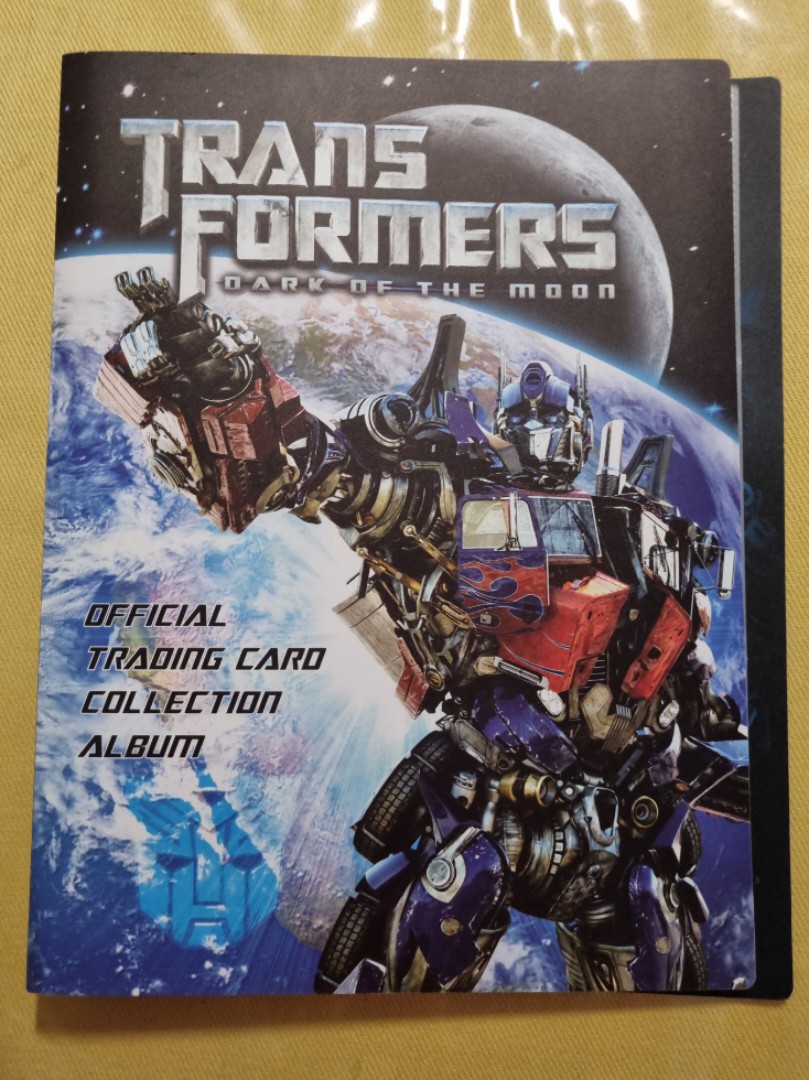 Transformer Dark of the Moon official trading card collection album