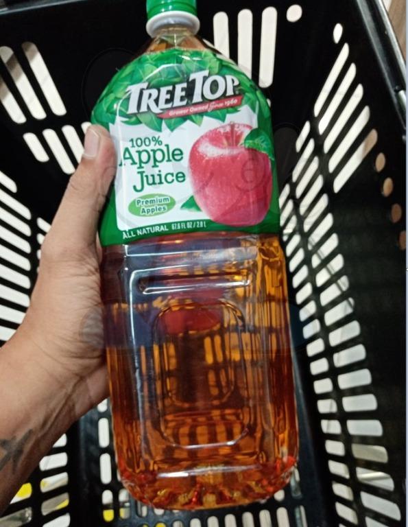 tree-top-100-apple-juice-2l-food-drinks-beverages-on-carousell