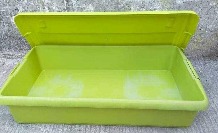 UNDERBED BOXES - BODEGA PRICE (Category: Storage Boxes & Baskets) located in Quezon City. Submitted by uno_store (Listing ID 1155338928, Image 2). Description: 40L/60L underbed boxes durable easy to carry minimalist dimension L30×W16×H6 inches prices black P 335 green and red P 585 transparent - cover blue/orange/green sizes: 40Liters P 565 60Liters P 665 available colors: blue, orange, green dimension: 40Liters : W40xH20XL58 60Liters : W43xH22XL