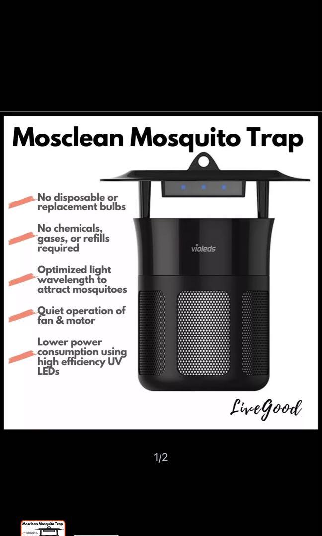 MosClean UV LED Mosquito Trap, Health & Nutrition, Insect Repellent on