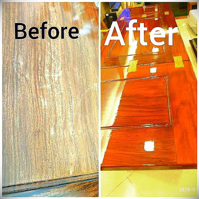 Varnishing service wooden Rattan Veneer Furniture cheaper varnish