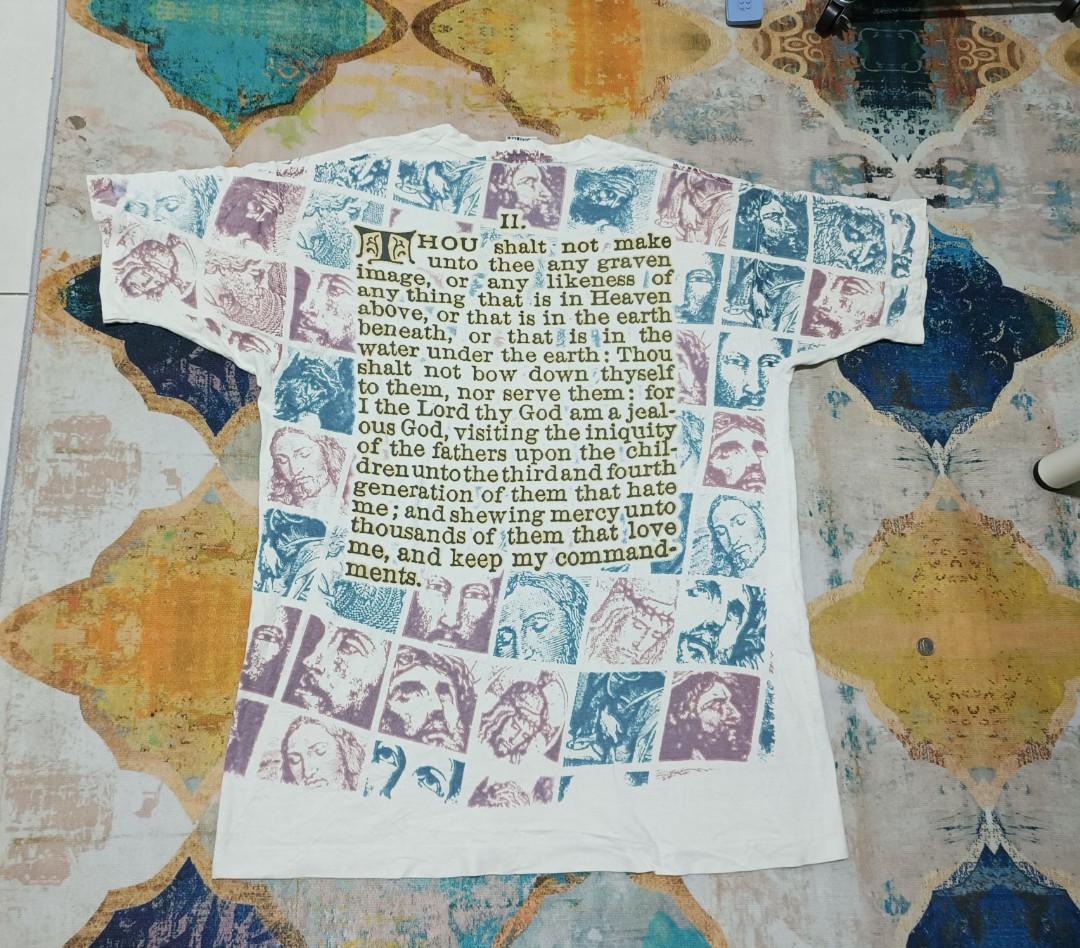 Very Rare Vintage 1994 Liquid Blue Jesus Art By Nicholson, Men's