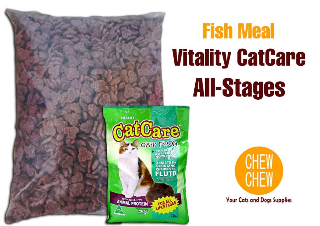 Vitality CatCare Dry Cat Food for AllStages Fish Meal, Pet Supplies, Pet Food on Carousell