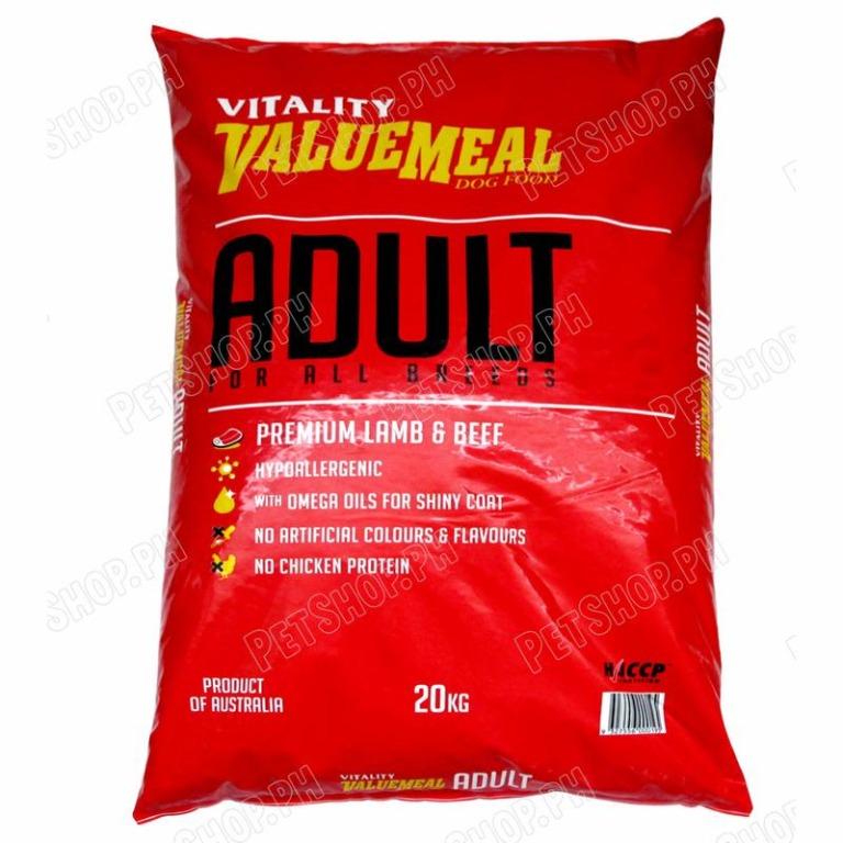 Vitality value meal adult best sale